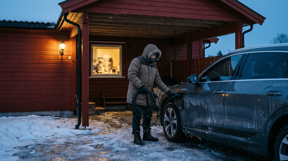 Selv om nettleien går ned, kan samtidig bruk av elbillader og komfyr føre til at du havner på et dyrere kapasitetsledd.