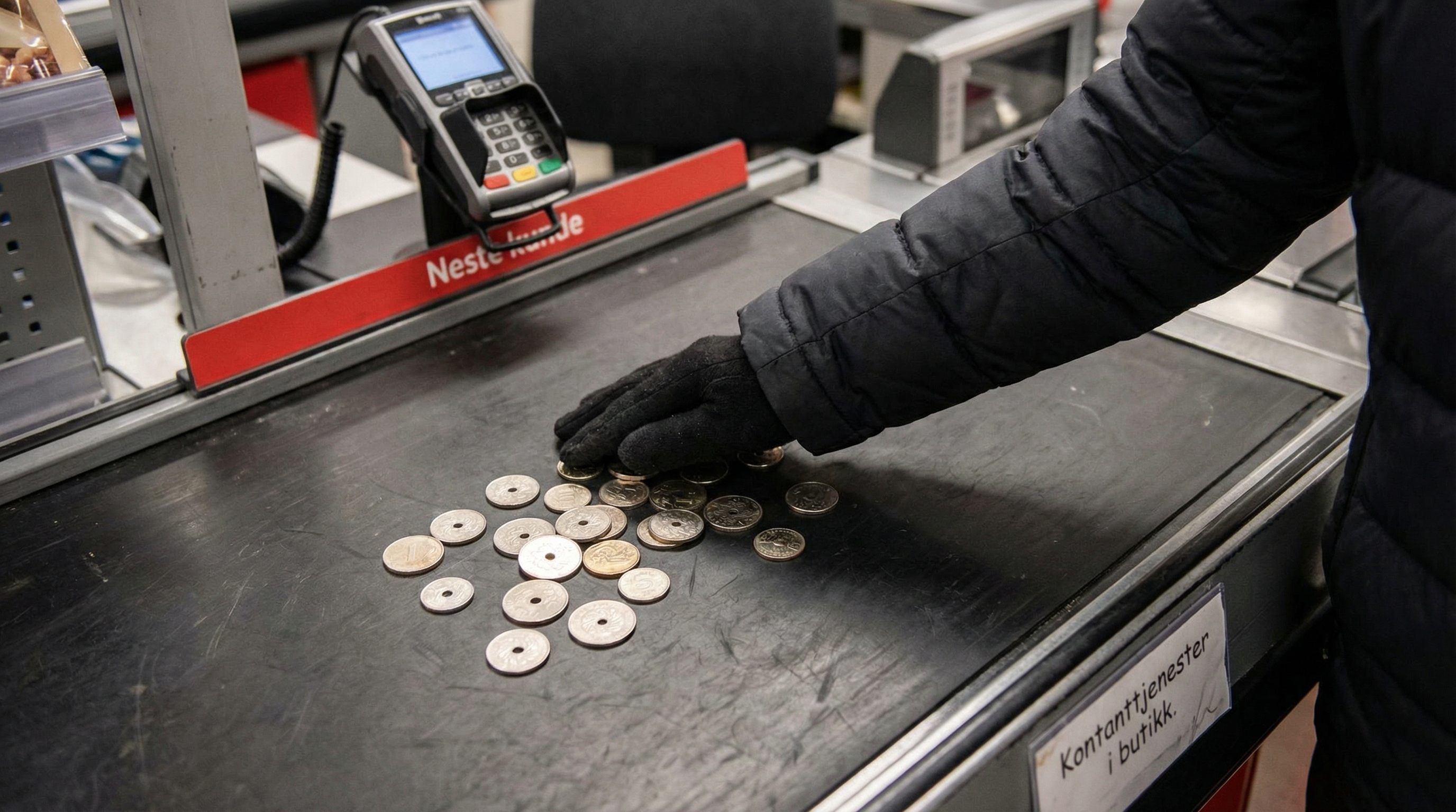 Skal du sette inn kontanter? Se hvilke butikker som tar imot penger, hva det koster hos din bank, og hvorfor Nordea-kunder må finne andre løsninger her.