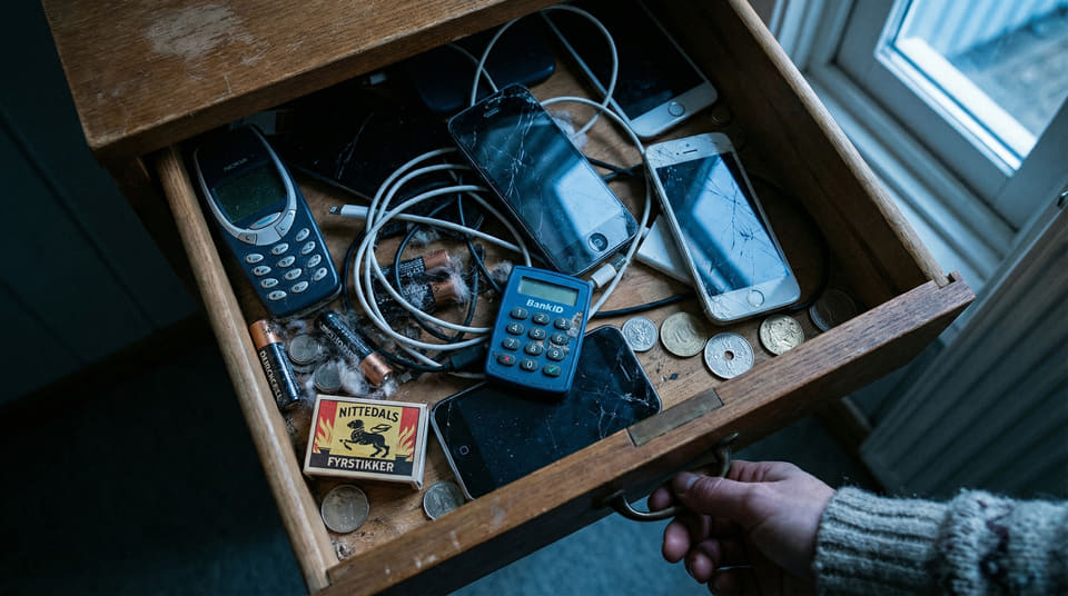 Gamle mobiler i skuffen kan utgjøre en stor brannfare. Lær hvordan du resirkulerer trygt, følger ladevettreglene og unngår kutt i forsikringen her.