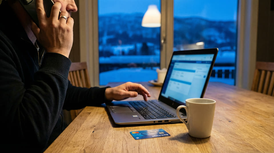 Blir du svindlet kan du risikere å miste alt. Lær forskjellen på grov uaktsomhet og forsett, og se når egenandelen på 12 000 kroner gjelder.