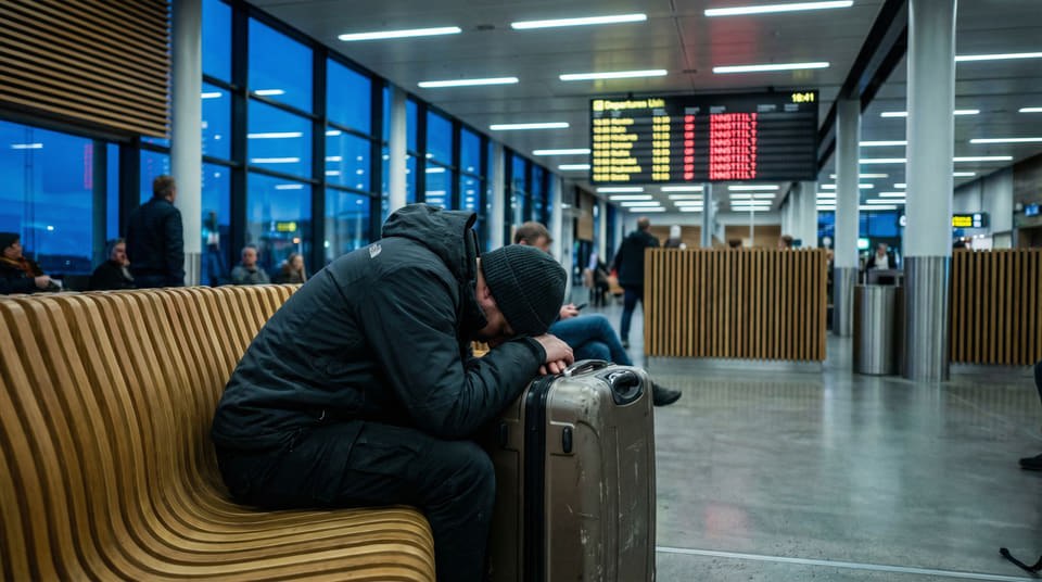Er flyet kansellert pga. uro? Se når flyselskapet må betale for hotell, og når reiseforsikringen dekker evakuering. Les reglene her.