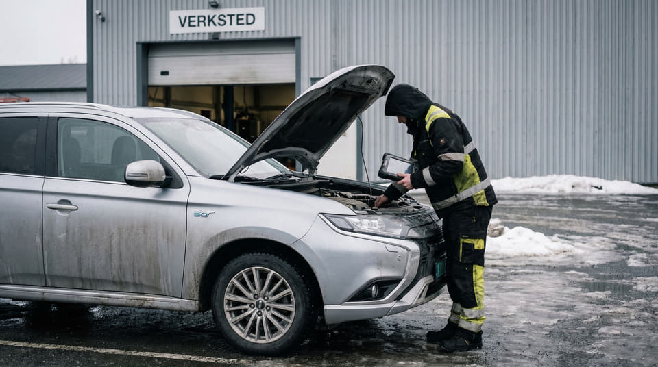 Har din Mitsubishi Outlander passert 10 år? Se hvilke forsikringsselskap som dekker batteriet lengst og hvordan du unngår dyre verkstedregninger her.