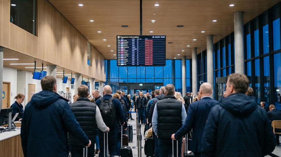 Har flyet blitt kansellert? Se hva du har krav på i kompensasjon, og lær hvorfor reiseforsikringen ofte ikke dekker kanselleringer av kommersielle årsaker.