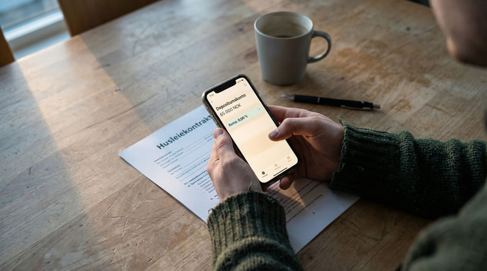 Har banken gitt deg ulovlig lav rente på depositumskontoen? Se hvordan du sjekker om du har krav på erstatning og hvordan du klager til banken her.