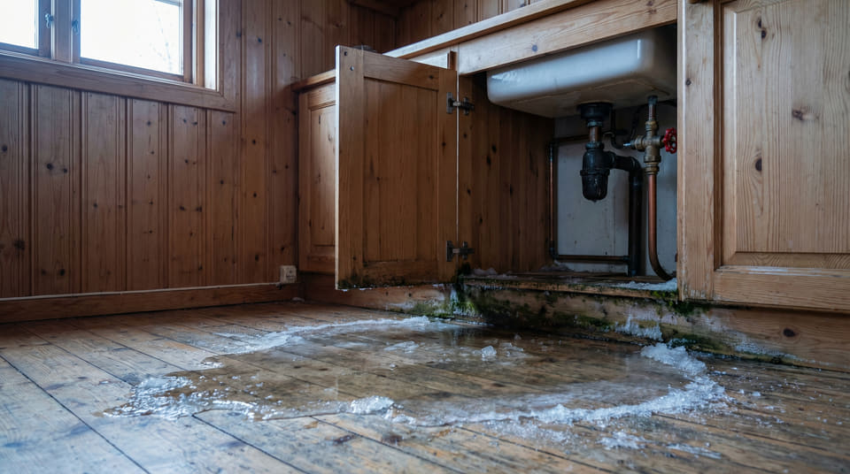Unngå 50 % avkorting ved frostskade på hytta. Les om forsikringsselskapenes krav til varme, vannstenging og forskjellen på standard- og toppforsikring.