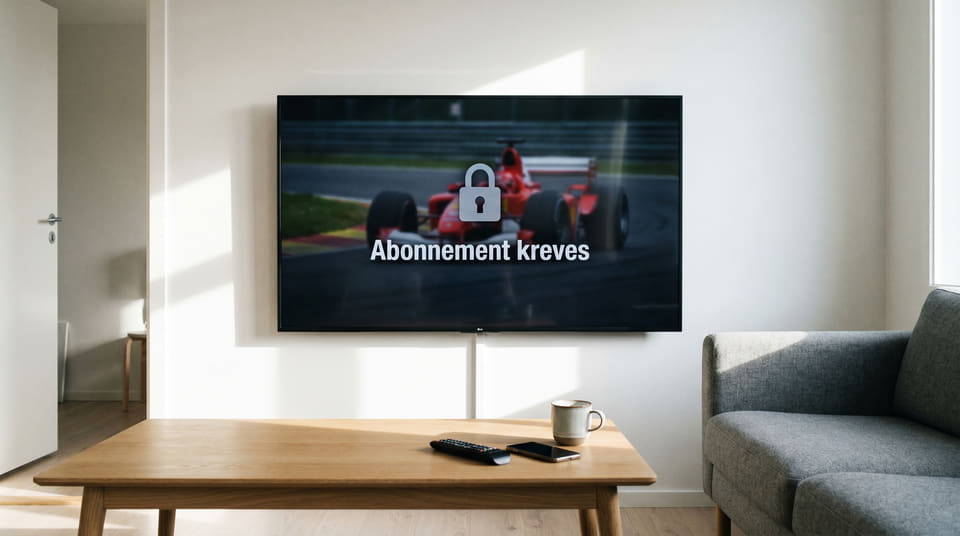 F1 TV Pro er stengt for nye kunder i 2026. Se hvordan du ser Formel 1 billigst via Viaplay Medium eller ved å bruke poeng hos din TV-leverandør her.