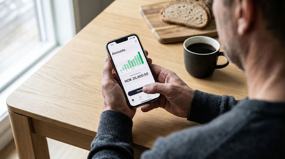 Med et høyt rentenivå lønner det seg å bruke mobilbanken aktivt for å flytte sparepengene dit de vokser raskest.