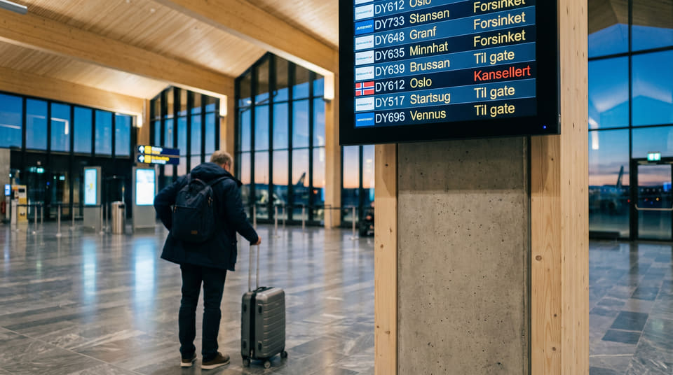 Flyselskapet har 7 dager på å refundere billetten. Se hvordan du krever opptil 600 euro i kompensasjon og hvordan du får hjelp av banken ved avslag.