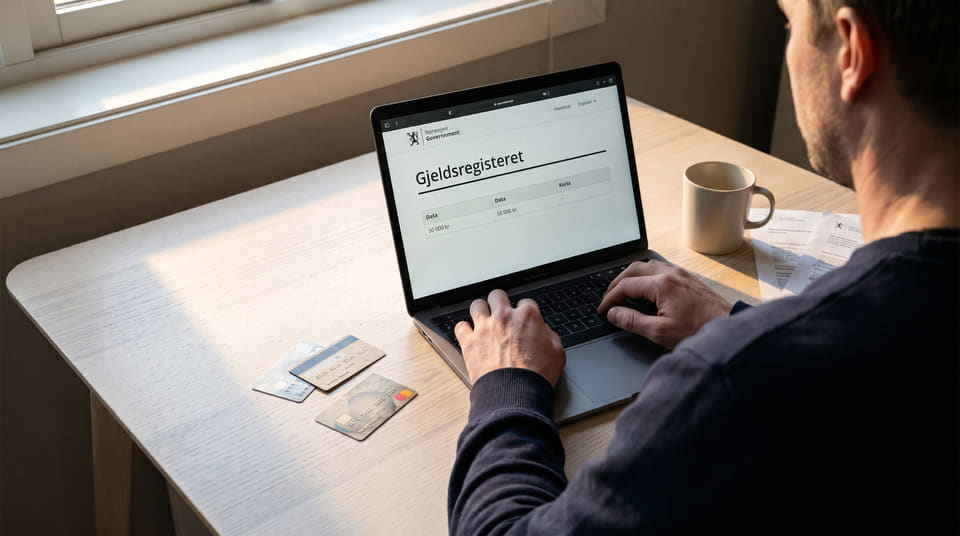 Visste du at ubrukte kredittkort regnes som gjeld når du søker boliglån? Les hvordan du rydder opp i Gjeldsregisteret og øker din låneevne her.