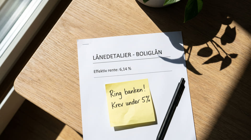 Betaler du for mye i boliglånsrente? Du trenger ikke vente på Norges Bank for å få billigere lån. Sjekk hvordan du kan kutte rentekostnadene dine i dag.