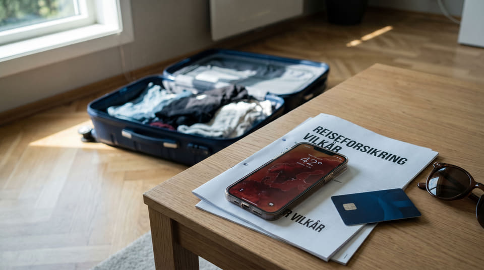 Gir hetebølge rett til avbestilling? Les om de strenge kravene fra forsikringsselskapene, regler for kronisk syke og hvordan du unngår å tape penger.