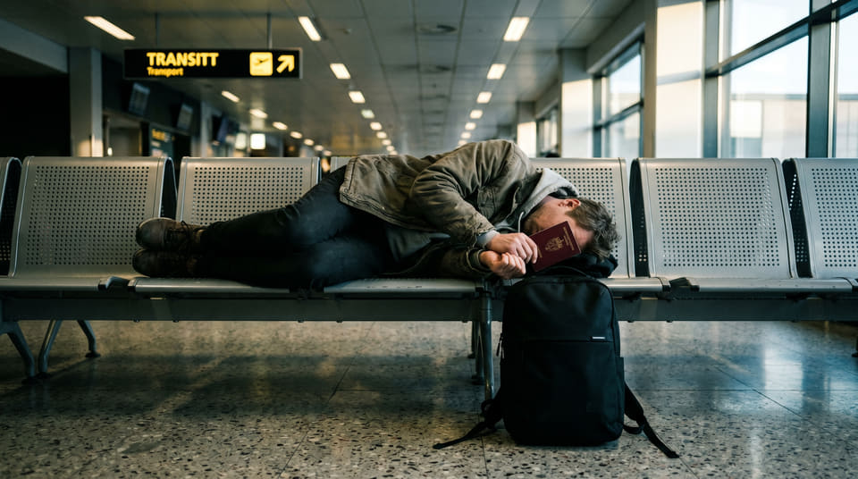 Skal du mellomlande i et land med reiseråd? Se hvordan du beholder reiseforsikringen i transitt, og hva selskapene dekker ved stengt luftrom.