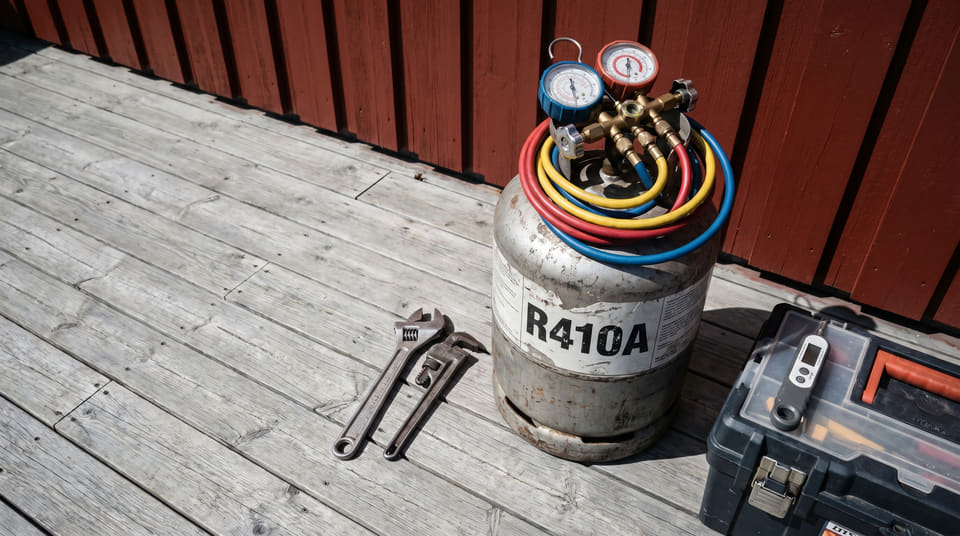 Høye miljøavgifter gjør service på eldre varmepumper svært dyrt i 2026. Se regnestykket som viser når det lønner seg å bytte fremfor å reparere.