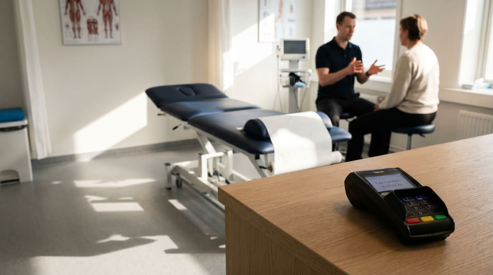Selv om arbeidsgiver betaler helseforsikringen, må du ofte ut med en egenandel hos fysioterapeuten. I tillegg må du skatte av fordelen fra første krone.