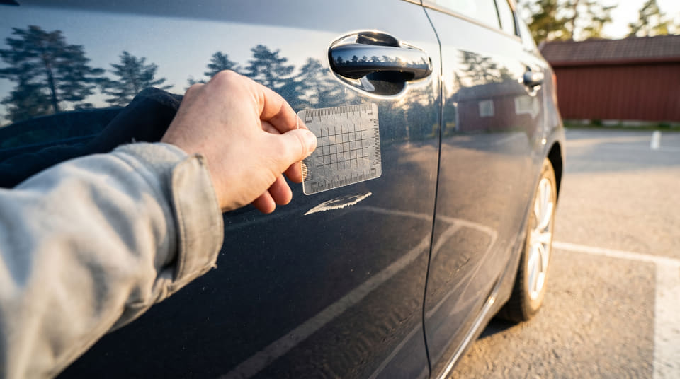 Ved innlevering av leasingbil kan selv små riper over to centimeter bli svært kostbare. Nye regler for bonustap i 2026 endrer regnestykket for når du bør bruke forsikringen.