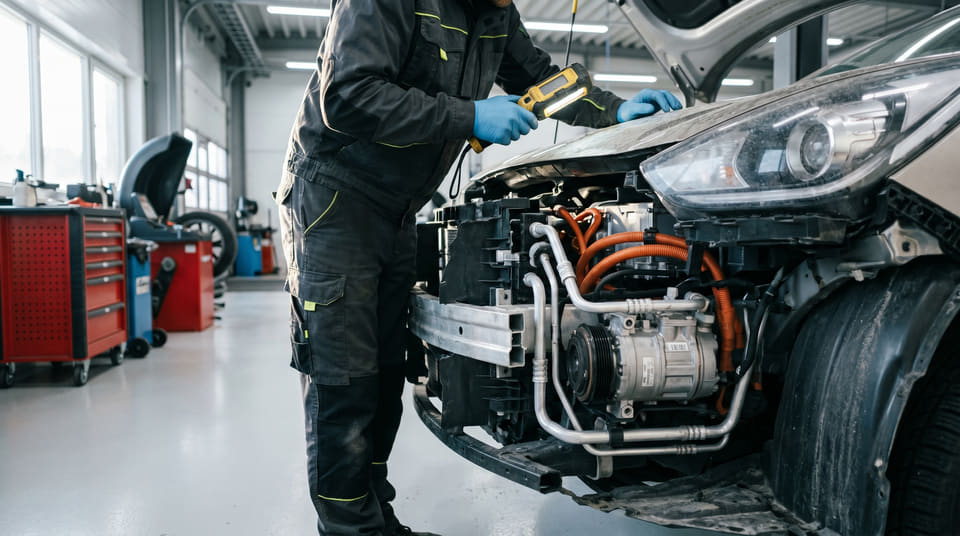 Når elbilen fyller fem år forsvinner reklamasjonsretten. Les hvordan maskinskadeforsikring dekker varmepumpen og hvilke egenandel-feller du må unngå.