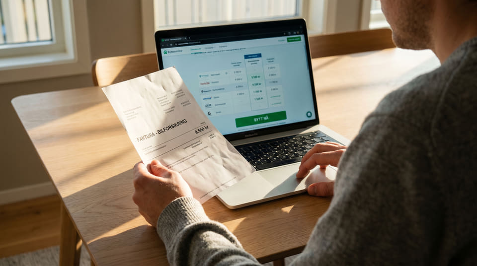 Visste du at du kan bytte forsikring når som helst? Du har lovfestet rett til å bytte med én måneds varsel. Se hvordan du enkelt bytter gratis her.