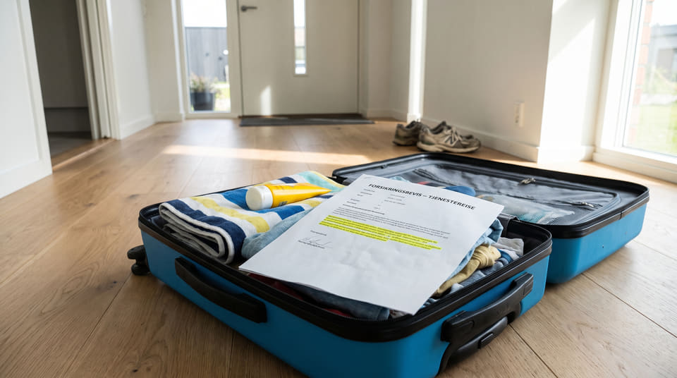 Tror du reiseforsikringen fra jobben dekker ferien din? Sjekk forskjellen på tjenestereise og fritidsdekning, og unngå å reise helt udekket.