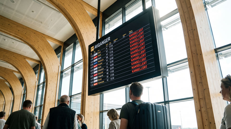 Dekker reiseforsikringen flystreik? Les om den dyre tabben mange gjør, dine rettigheter ved kansellering og hvordan du finner den beste forsikringen.