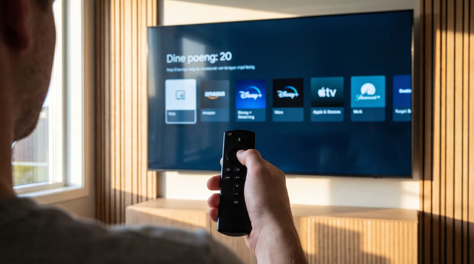 Få tilbud på basispakkene innenfor TV og underholdning, og legg til de kanalene du trenger ekstra, med TV-pakker med poengsystem
