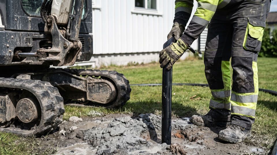 Bergvarmepumper gir stor strømbesparelse, men boring av energibrønn er kostbart. Det lønner seg å sammenligne tilbud fra flere montører før du starter prosjektet.