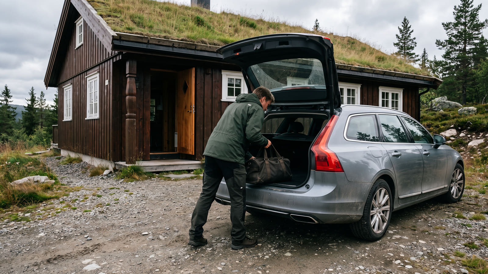 Det er fort gjort å glemme sikkerhetskravene, som å stenge hovedstoppekranen, når bilen pakkes for hjemreise. Brudd på kravene kan gi stor avkortning i hytteforsikringen.