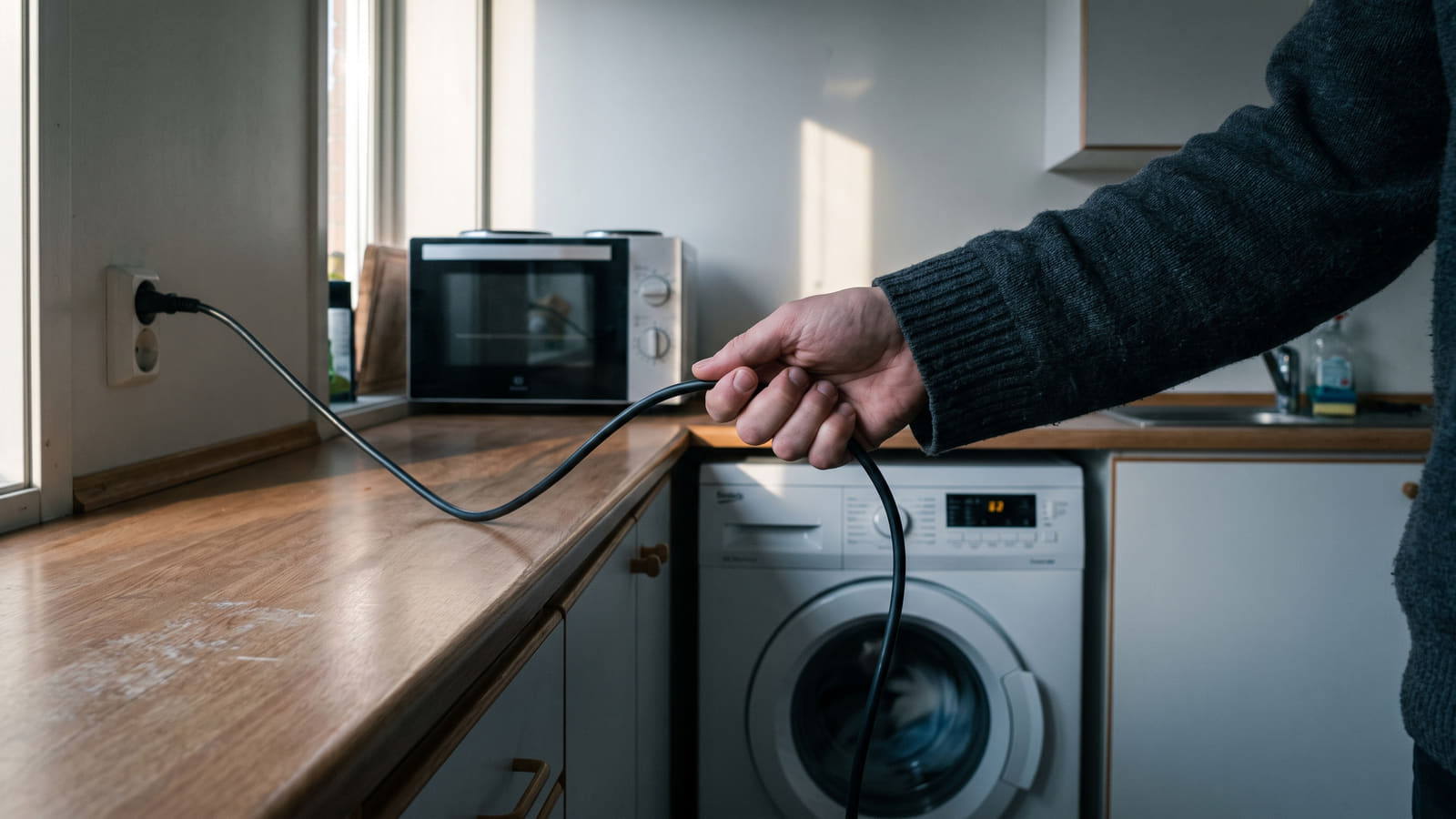 For å unngå et dyrt prishopp i nettleien må studenter passe på at de ikke bruker vaskemaskin og stekeovn samtidig. Kapasitetsleddet straffer høyt samtidig forbruk.