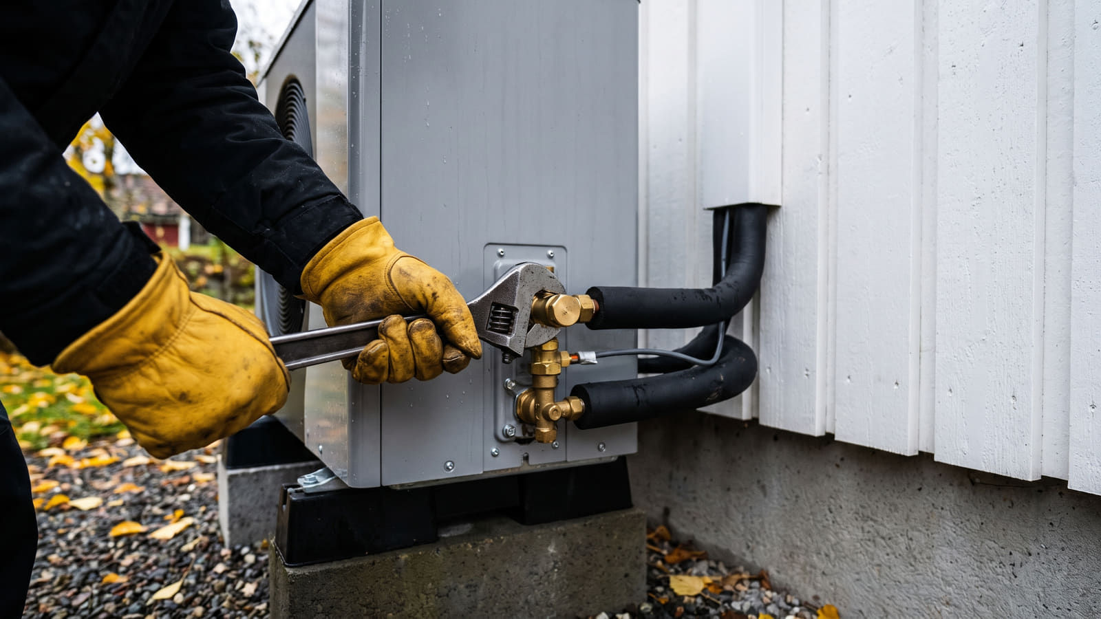 Større varmepumpesystemer som luft-til-vann krever en betydelig investering, men kan gi rett til opptil 20 000 kroner i støtte fra Enova dersom man søker i tide.