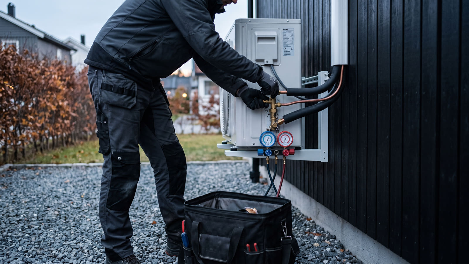 Å velge en faglært montør med gyldig F-gass-sertifikat er like viktig som selve varmepumpen. Riktig plassering og montering sikrer maksimal strømsparing og trygg drift.