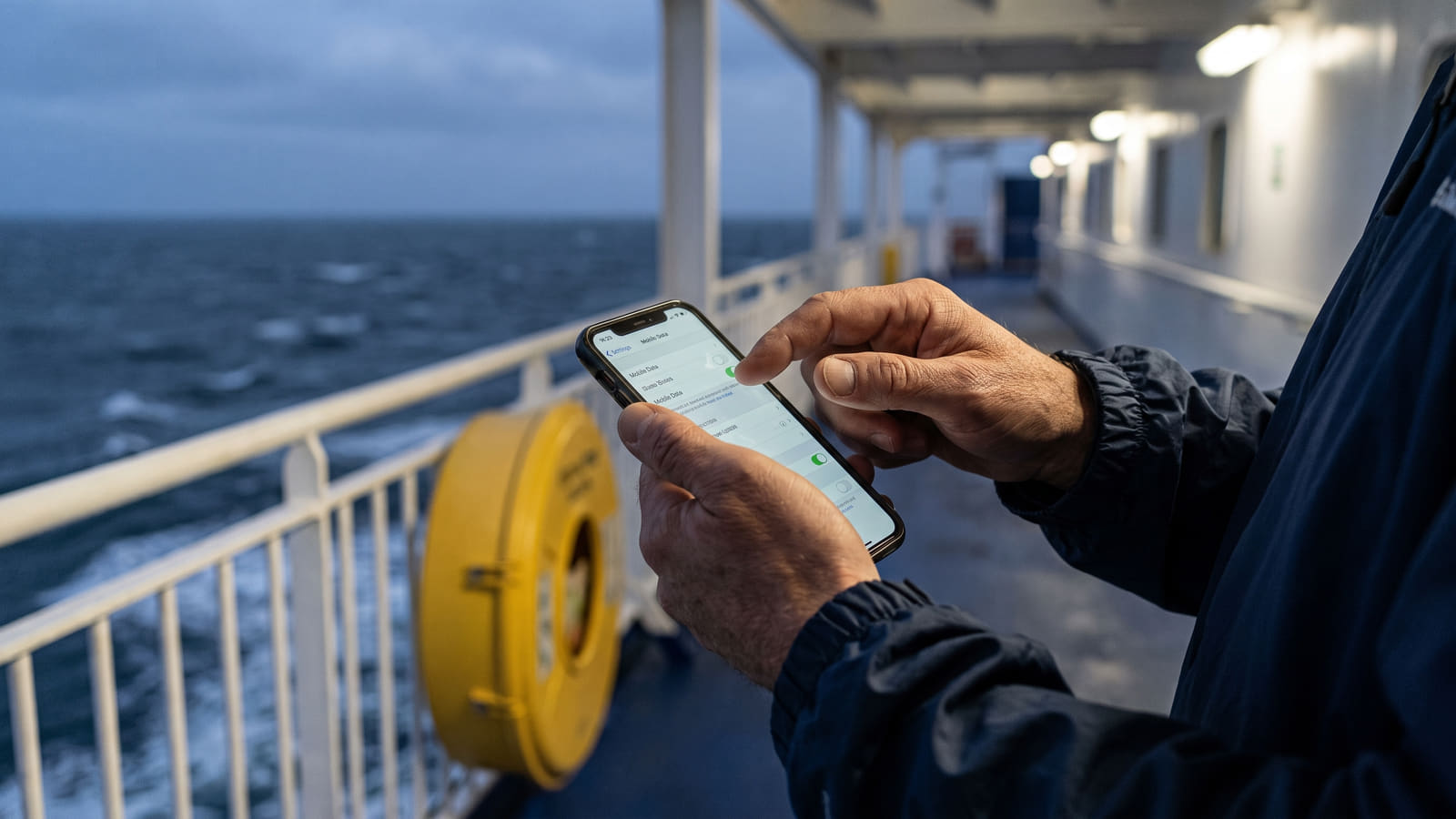 Skal du reise med ferge? Databruk på skip kan koste 75 kr per MB. Se hvordan du unngår prissjokket og hvilke operatører som tilbyr egne skipspakker her.