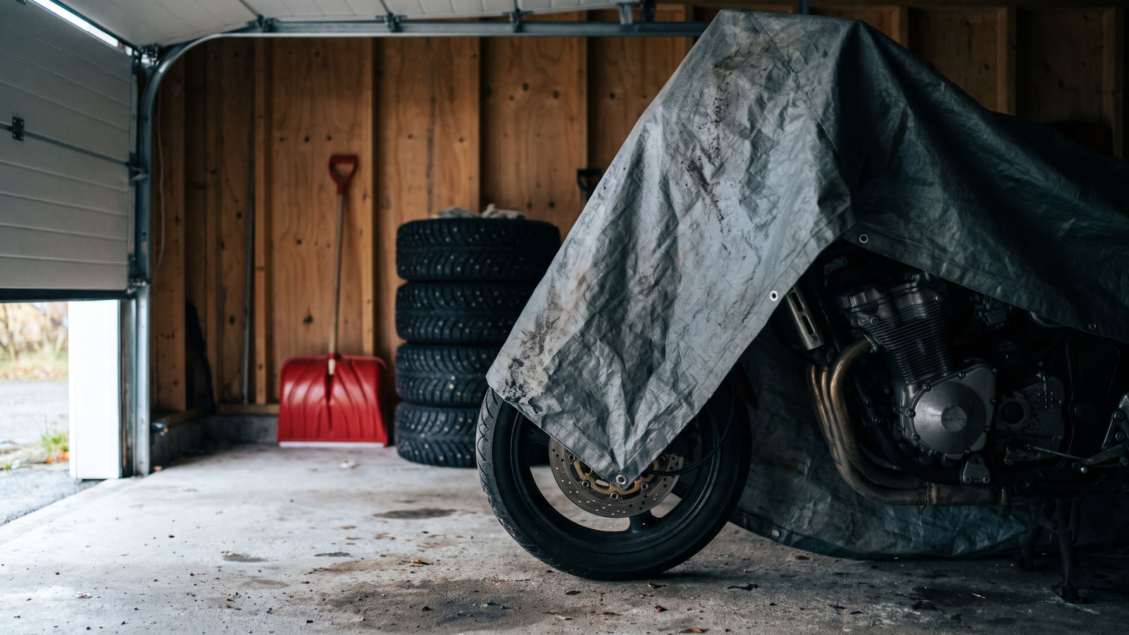 Mange avregistrerer motorsykkelen for vinteren for å spare penger, men glemmer at de da kan miste dekningen for brann og tyveri mens den står i garasjen.