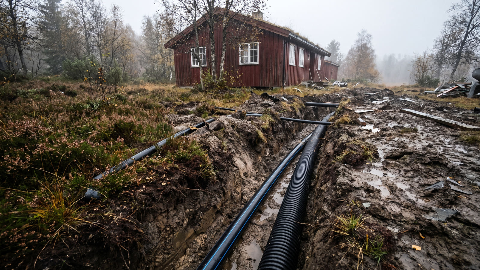 Skal du koble hytta til vann og avløp? Se hvorfor du bør unngå dyre hyttelån og heller bruke boligen for å få markedets laveste rente på oppgraderingen.