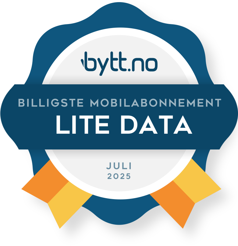 Billigste mobilabonnement med lite data i juli 2025