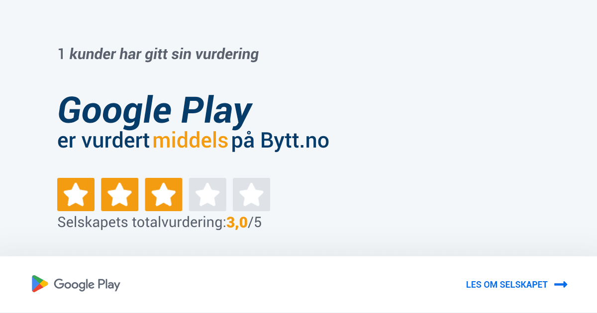 Play E R Google Play erfaringer og omtaler - les hva 0 andre mener